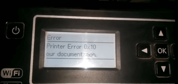 کد خطای 0´10 را در پرینتر اپسون