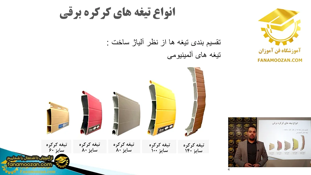 دوره نصب کرکره برقی