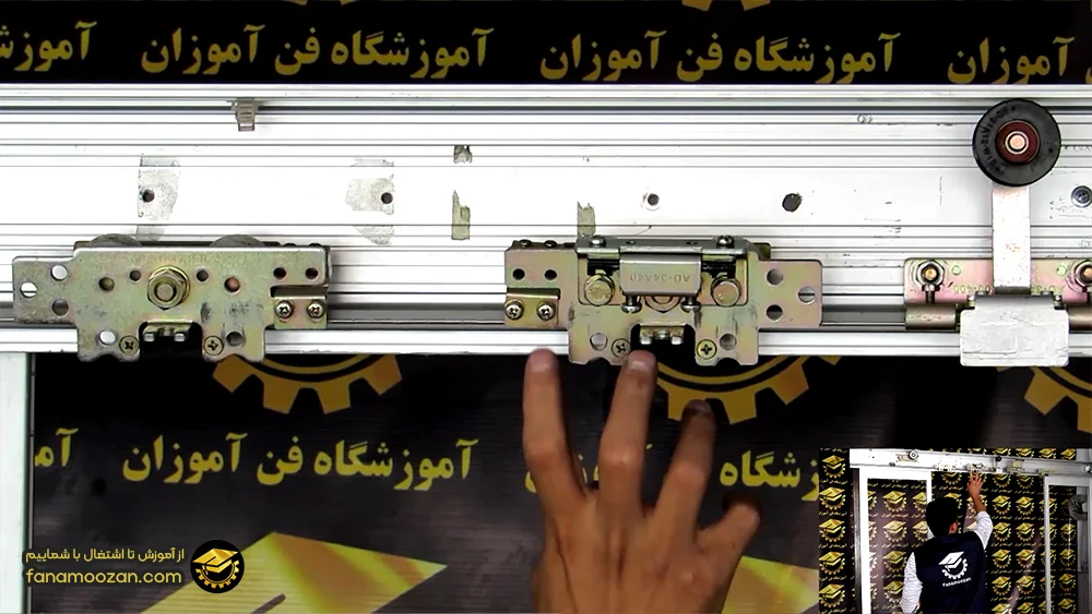 پکیج آموزش نصب درب شیشه ای اتوماتیک