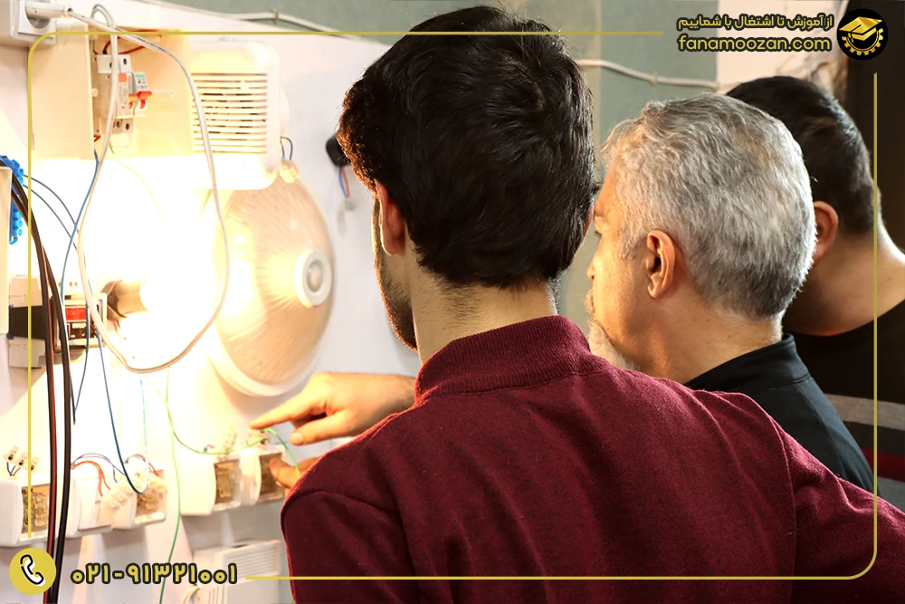 آموزش نصب تجهیزات برق ساختمان