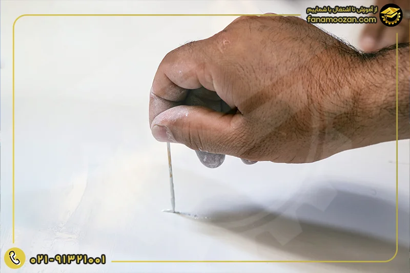 آموزش لیسه گیری رنگ بدنه ماشین