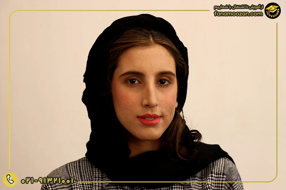 نمونه کار هنر جویان دوره گریم فن آموزان