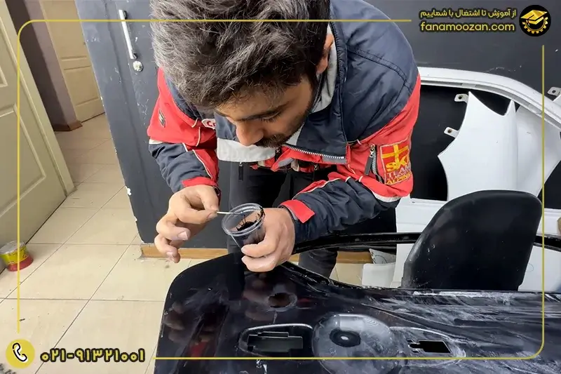 آموزش ایر براش خودرو