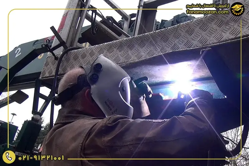 آموزش جوشکاری سربالا