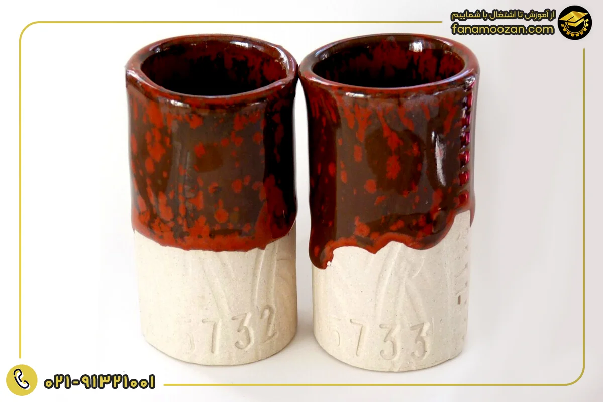 لعاب خام (Raw Glazes)