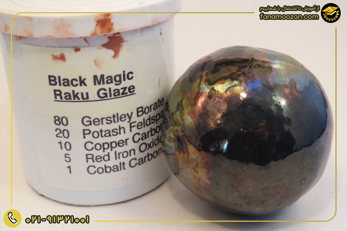 لعاب های دمای پایین (Low Fire Glazes)