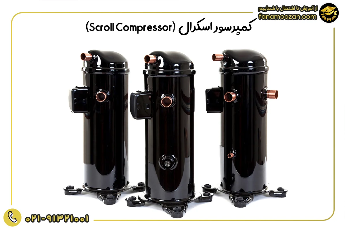 مقایسه جامع ویژگی‌های کمپرسور های پیستونی، روتاری و اسکرول3