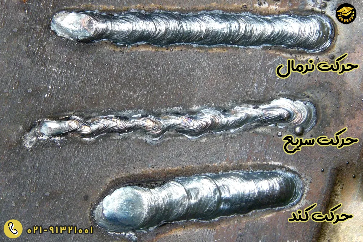 اثر سرعت حرکت دست بر کیفیت جوش