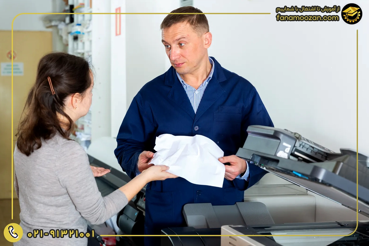 آشنایی با رایج ترین خرابی های پرینتر، کپی و اسکنر