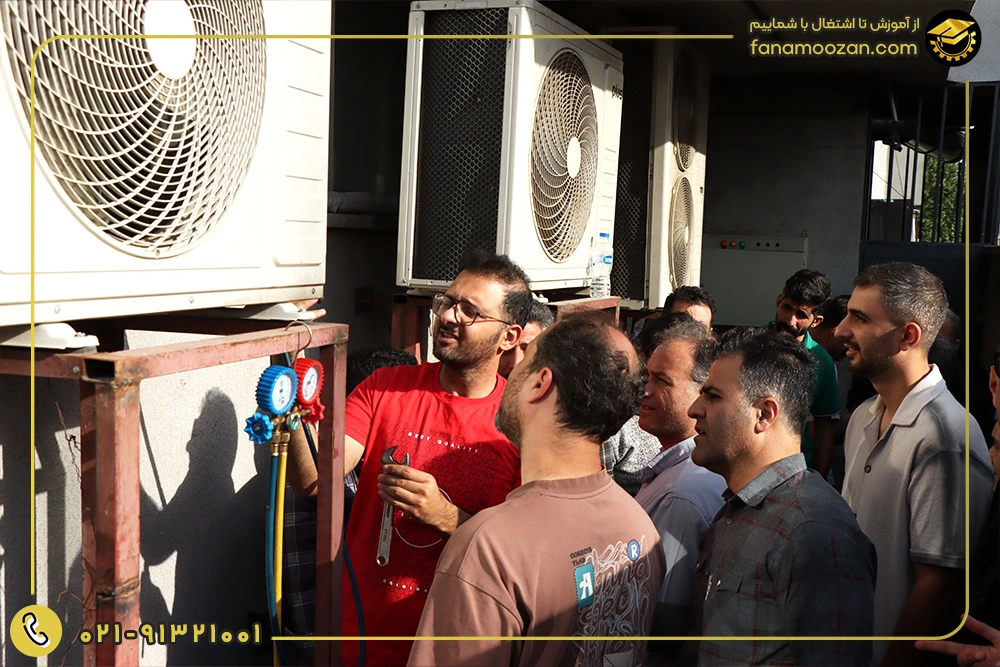 دوره آموزش نصب کولرگازی و اسپلیت