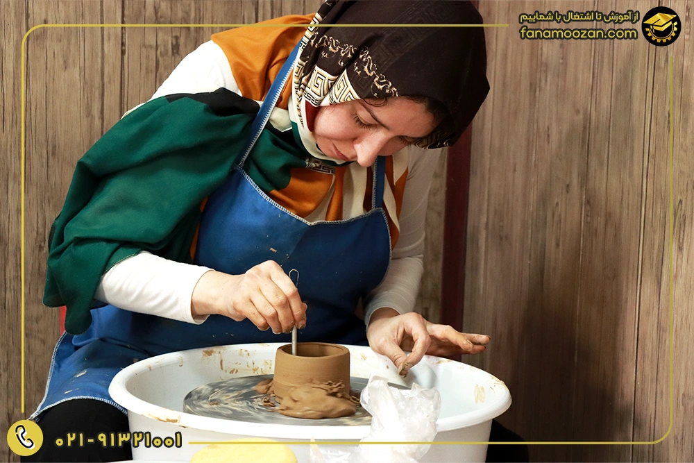 دوره تخصصی سفالگری