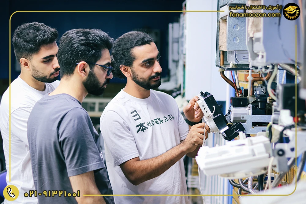 آموزش عملی تعمیرات پکیج