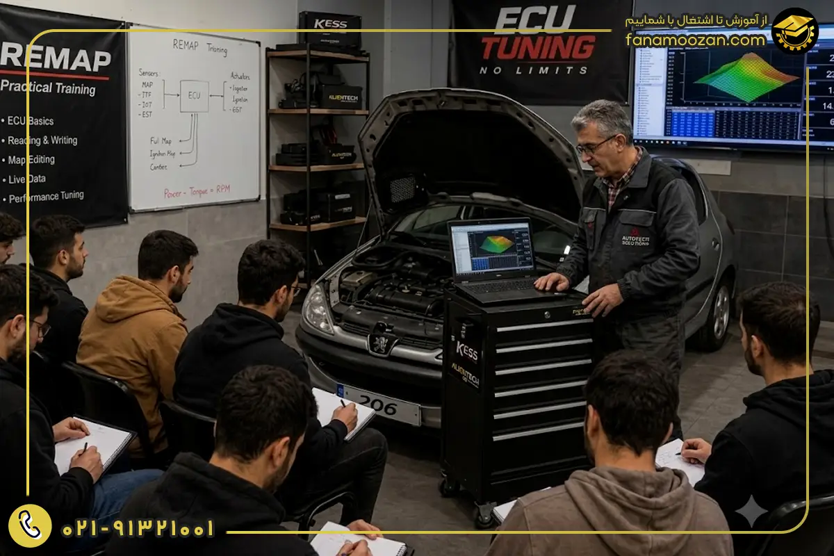استخدام تعمیرکار و ریمپر ECU خودرو